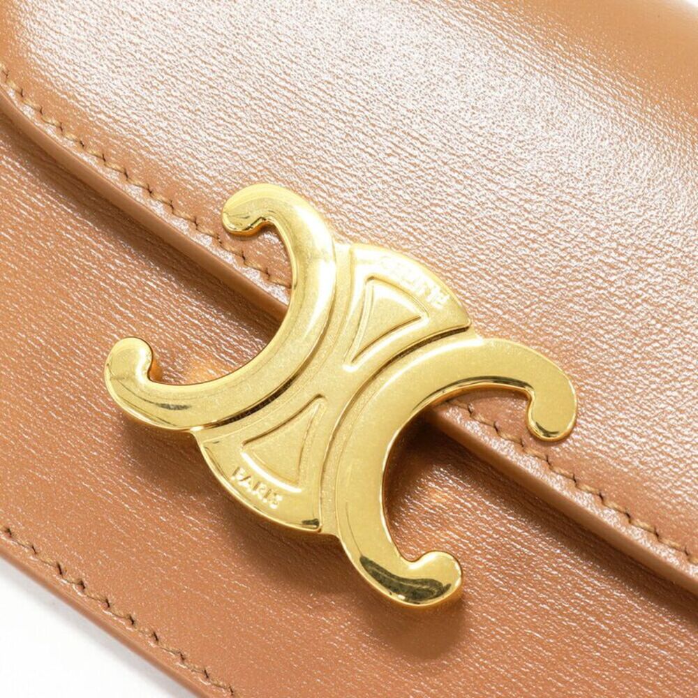 Celine Triomphe Shiny Calfskin Card Case - Picture 5 of 5